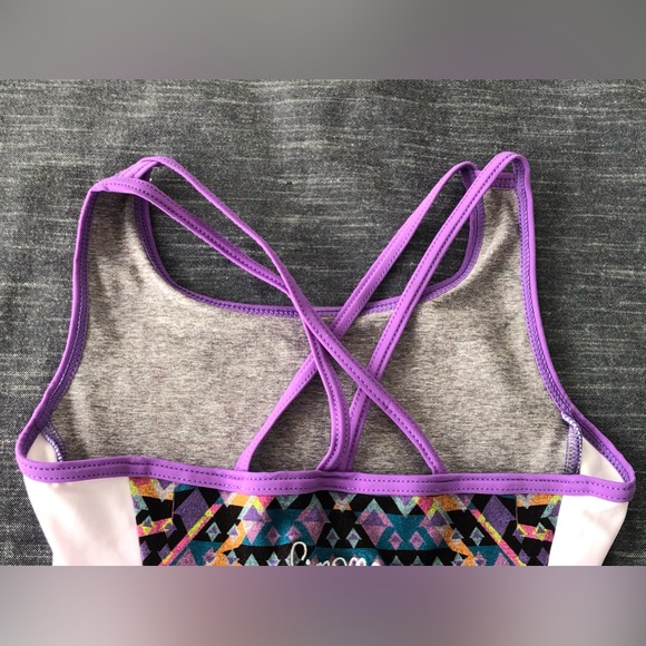 GK Simone Biles Gymnastics Leotard Purple Kaleidoscope AS Adult Small - Picture 4 of 11